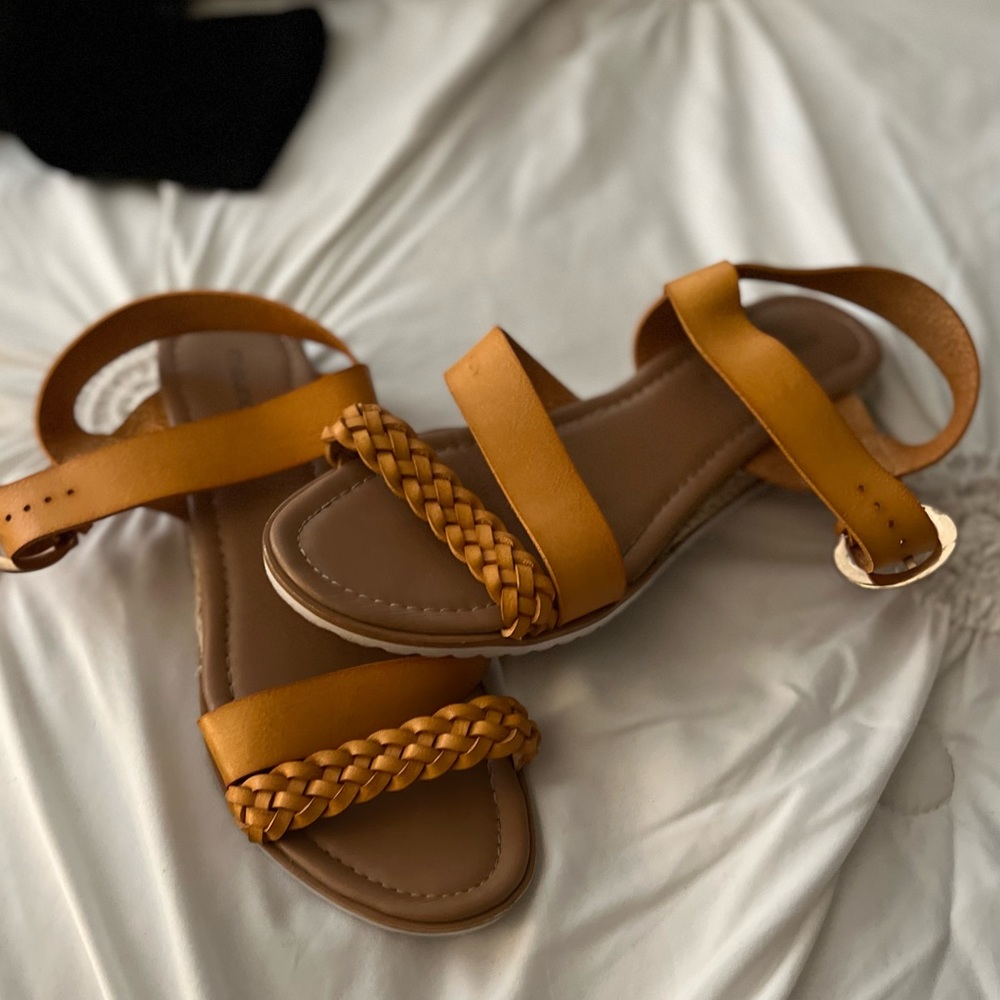 Yellow Maurice’s sandals